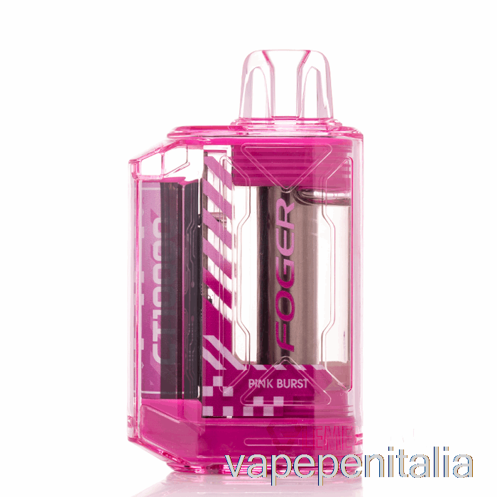 Scatola Vape Mod Foger Ct10000 Burst Rosa Usa E Getta